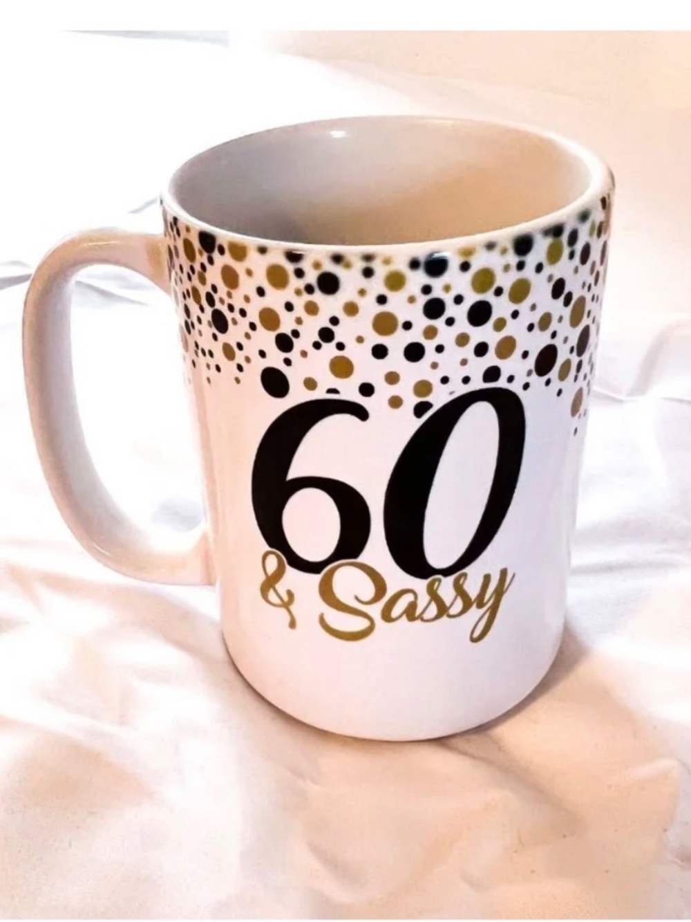 Ceramic Mug “60 & Sassy”